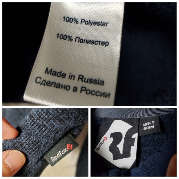 RedFox Men's Fleece Jacket - Picture 4 of 7